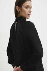 ANSWEAR bluza femei, culoarea negru, neted BBYH-BDD01R_99X