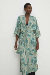 Answear Lab kimono culoarea verde, oversize, modelator BMYX-KZD04G_77X