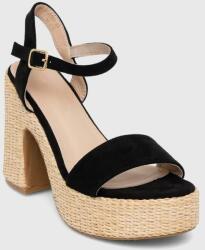 Answear Lab sandale femei, culoarea negru, cu toc drept BBYH-OBD05E_99X
