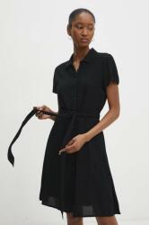 ANSWEAR rochie culoarea negru, mini, evazati BBYH-SUD05T_99X