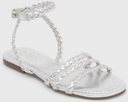 Answear Lab sandale de piele femei, culoarea argintiu BPYH-OBD016_SLV