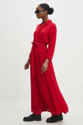 ANSWEAR rochie culoarea rosu, maxi, evazati BBYH-SUD05S_33X
