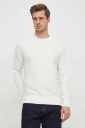 Giorgio Armani pulover de bumbac culoarea bej, light PPYH-SWM048_01X