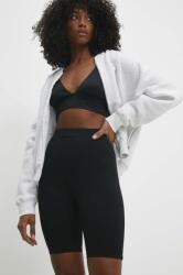 Answear Lab pantaloni scurti femei, culoarea negru, neted, high waist BBYH-SZD01Y_99X