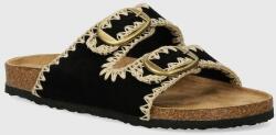Answear Lab papuci din piele femei, culoarea negru BPYH-OBD01T_99X