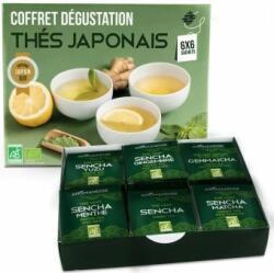 Aromandise Cutie pentru degustare 6 tipuri de ceai japonez bio, 36 plicuri, Aromandise