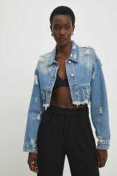 Answear Lab geaca jeans femei, de tranzitie, oversize BBYH-KUD052_55X