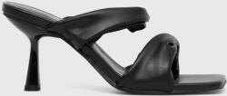 Answear Lab papuci femei, culoarea negru, cu toc cui BBYH-OBD04O_99X
