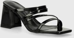 Answear Lab papuci femei, culoarea negru, cu toc drept BBYH-OBD05N_99X