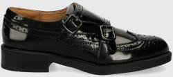 Answear Lab pantof femei, culoarea negru, cu toc plat BBYH-OBD04M_99X