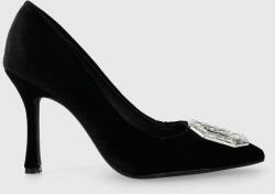 Answear Lab pantofi cu toc culoarea negru BBYH-OBD02R_99X
