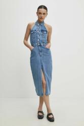 ANSWEAR rochie jeans mini, mulata BBYH-SUD0AT_55X