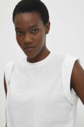 Answear Lab tricou din bumbac femei, culoarea alb BBYH-TSD01Z_00X