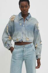 Answear Lab geaca jeans femei, de tranzitie, oversize BBYH-KUD053_55X