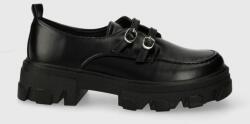 ANSWEAR pantof femei, culoarea negru, cu toc plat BBYH-OBD053_99X