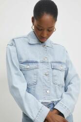 Answear Lab geaca jeans femei, de tranzitie, oversize BBYH-KPD00P_55X