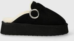 Answear Lab papuci de casa culoarea negru BBYH-KLD007_99X