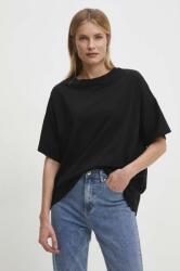Answear Lab tricou din bumbac femei, culoarea negru BBYH-TSD01J_99X