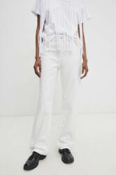 Answear Lab jeansi femei, culoarea alb BBYH-SJD044_00X