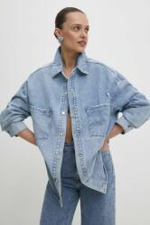 Answear Lab geaca jeans femei, de tranzitie, oversize BBYH-KUD04A_55X