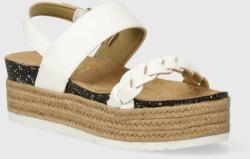 Answear Lab sandale femei, culoarea alb, cu platforma BPYH-OBD01W_00X