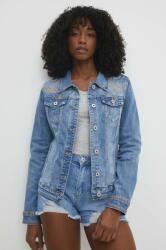 Answear Lab geaca jeans femei, de tranzitie BBYH-KUD04O_55X