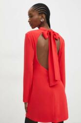 ANSWEAR rochie culoarea rosu, mini, drept BBYH-SUD03H_33X