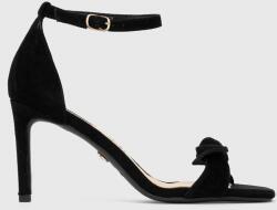 Answear Lab sandale din piele intoarsa culoarea negru BBYH-OBD08H_99X