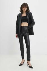 Answear Lab pantaloni femei, culoarea negru, drept, high waist BBYH-SPD00A_99X