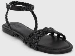 Answear Lab sandale de piele femei, culoarea negru BPYH-OBD010_99X