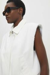 Answear Lab geaca femei, culoarea alb, de tranzitie BBYH-KUD050_00X