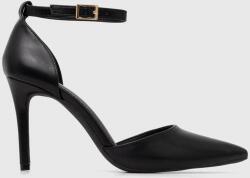 Answear Lab pantofi cu toc culoarea negru BBYH-OBD04A_99X