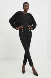 Answear Lab pantaloni femei, culoarea negru, mulata, high waist BBYH-SPD01A_99X