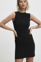ANSWEAR rochie culoarea negru, mini, mulata BBYH-SSD020_99X