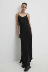 ANSWEAR rochie culoarea negru, maxi, drept BBYH-SSD01U_99X