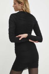 ANSWEAR rochie culoarea negru, mini, mulata BBYH-SUD042_99X