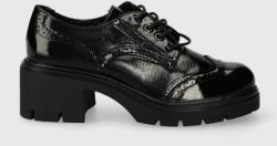 ANSWEAR pantof femei, culoarea negru, cu toc plat BBYH-OBD04Z_99X