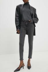 Answear Lab jeansi femei, culoarea gri BBYH-SJD012_90X