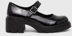 ANSWEAR pantof femei, culoarea negru, cu toc plat BBYH-OBD07K_99X