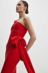 ANSWEAR rochie culoarea rosu, mini, mulata BBYH-SUD09U_33X
