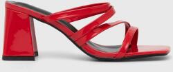 Answear Lab papuci femei, culoarea rosu, cu toc drept BBYH-OBD05N_33X