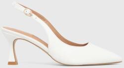 Answear Lab pantofi cu toc culoarea alb BBYH-OBD054_00X