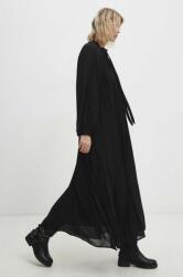 ANSWEAR rochie culoarea negru, maxi, drept BMYX-SUD0HO_99X