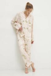 Answear Lab pijama femei, culoarea roz BBYH-BID019_30X