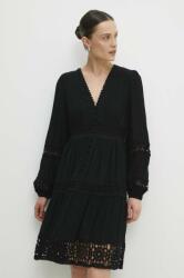 ANSWEAR rochie culoarea negru, mini, evazati BBYH-SUD0AU_99X
