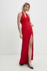ANSWEAR rochie culoarea rosu, maxi, drept BBYH-SUD089_33X