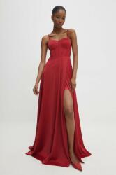 ANSWEAR rochie culoarea rosu, maxi, evazati BBYH-SUD08B_33X