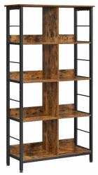 Artool Biblioteca, Artool, pal si metal, 8 rafturi, maro rustic, 80x33x149 cm GartenVIP DiyLine (2420_1) Biblioteca