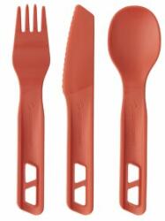 Sea to Summit Passage Cutlery Set - [3 Piece] Tacâmuri Spicy Orange