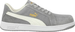 PUMA Iconic Suede Grey Low S1PL ESD FO HRO SR munkavédelmi cipő (PUM-640030-42)